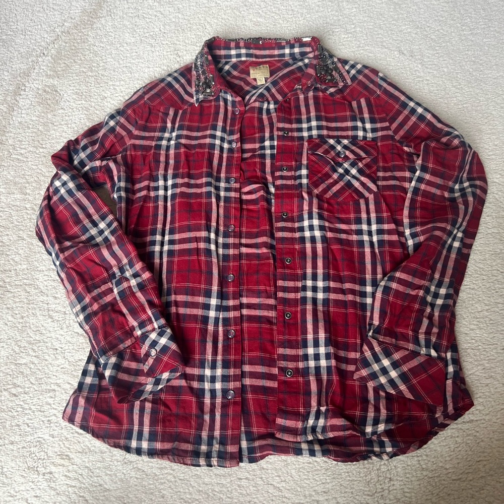 Women’s Red Plaid Shirt